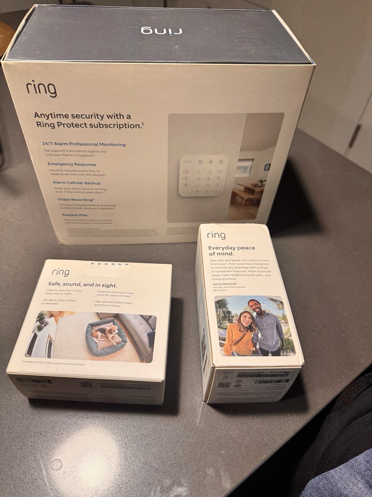 Ring Alarm Home Security Kit Complete System w/ Indoor Cam & Video Doorbell