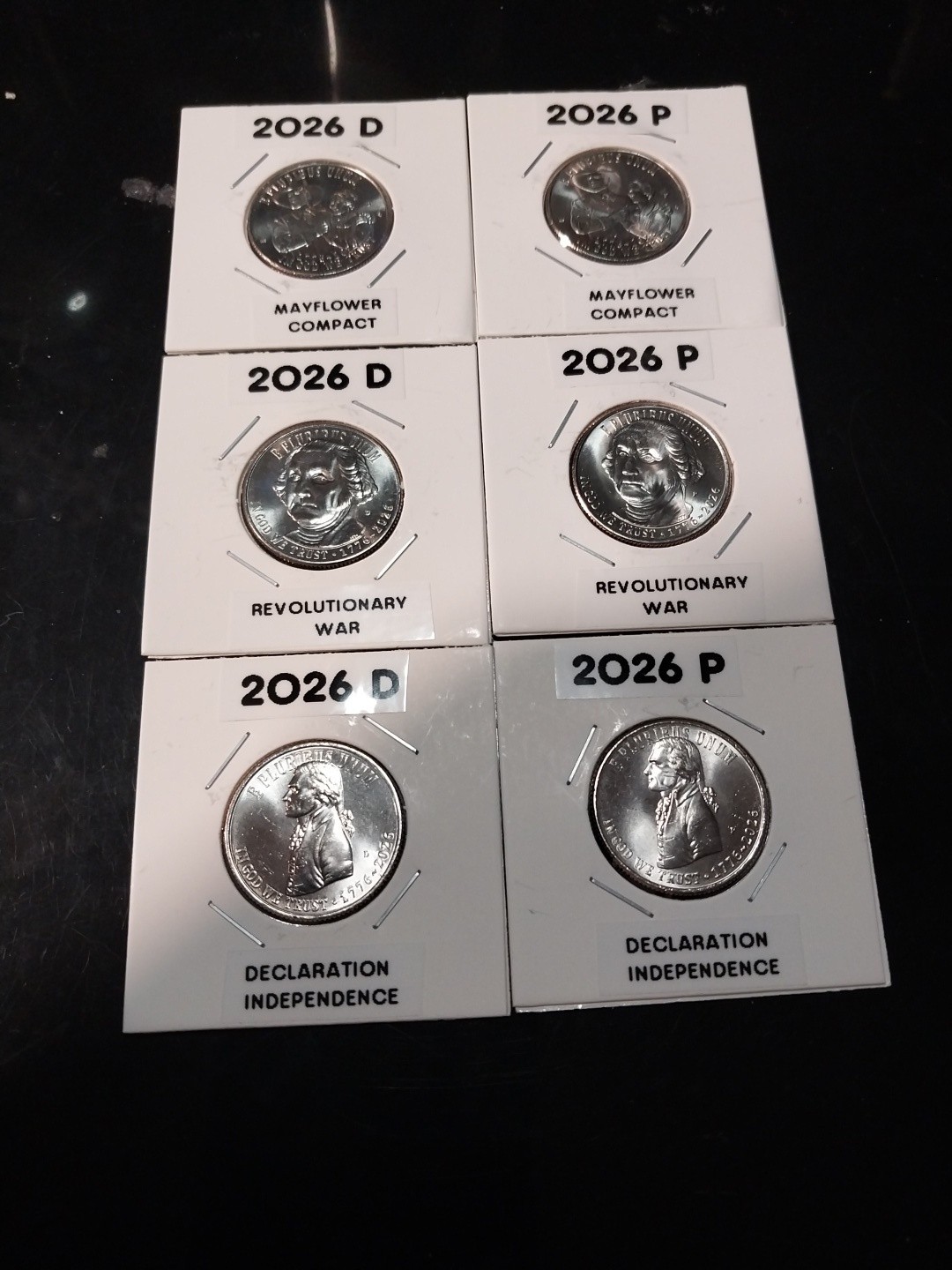 LATEST QUARTERS OF 2026 P AND D IN CUSTOM HOLDERS