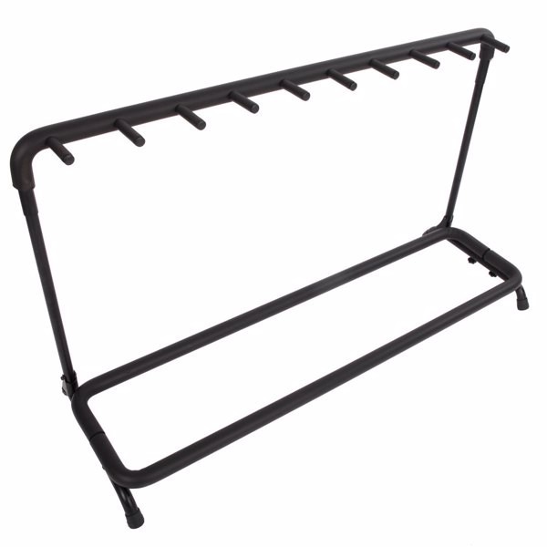 9pcs Guitars Holder Rack Stand For Multi Guitars Shelf Black Sturdy & Durable