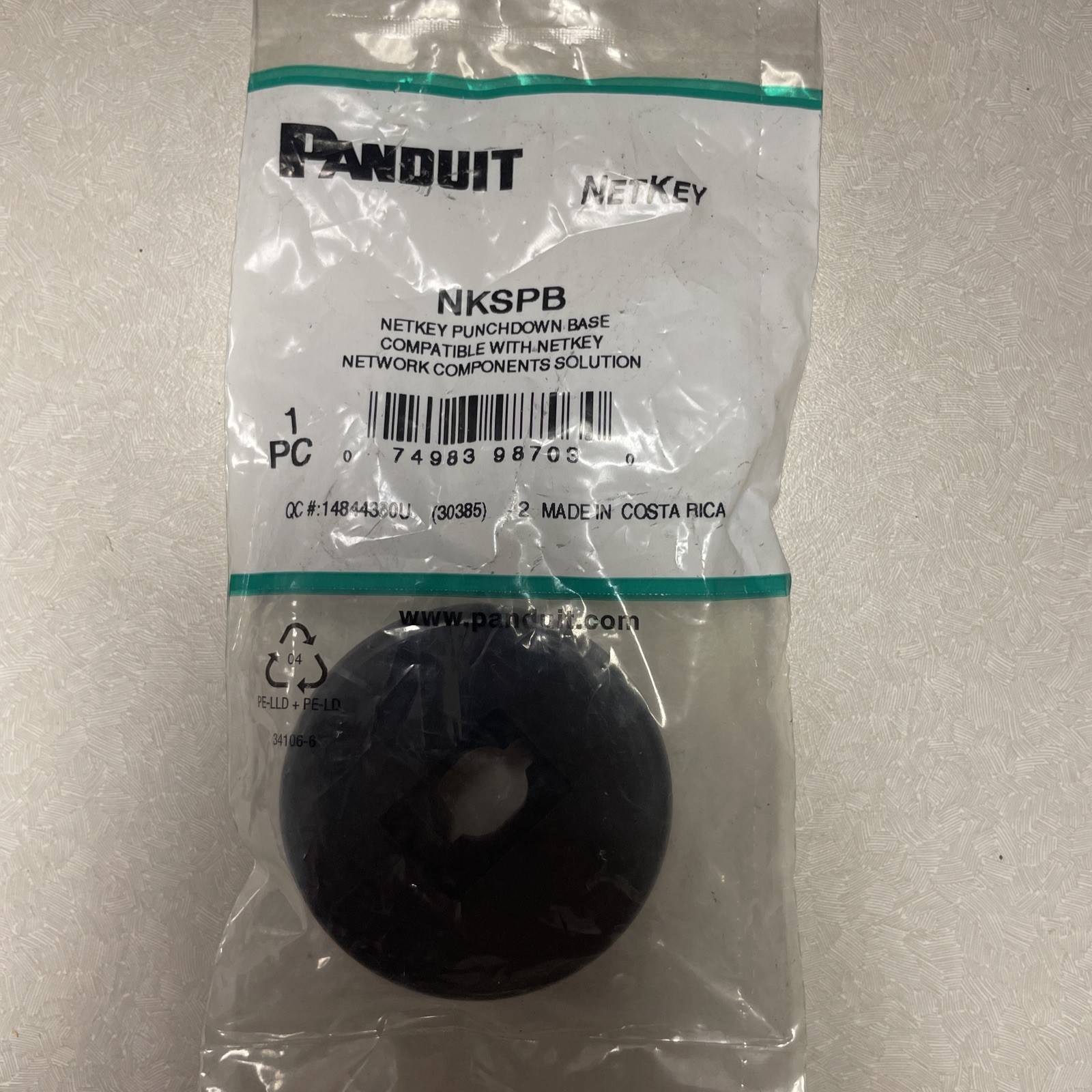 Panduit NKSPB Netkey Punchdown Base