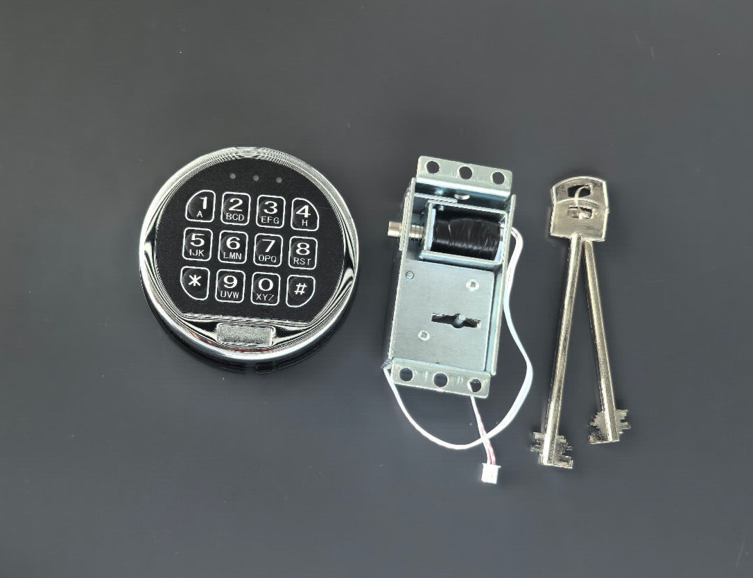 Gun Safe Lock Replacement Electronic Safe Lock with Solenoid Lock & 2 Master Key