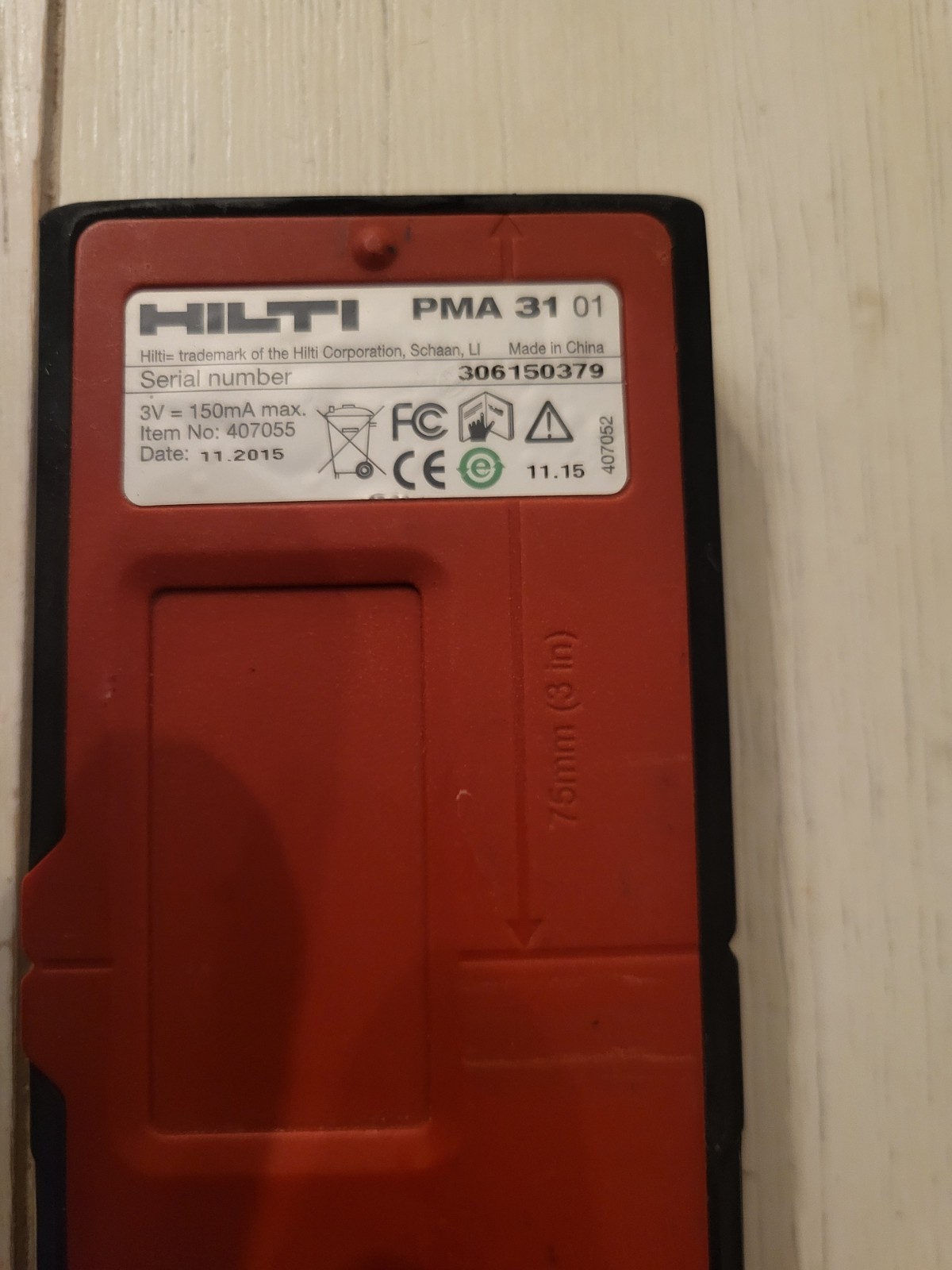 Hilti Red Laser Receiver PMA 31
