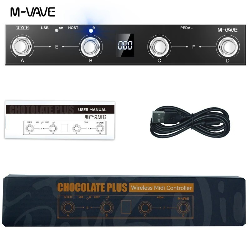 Similar Items See all M-vave Chocolate Plus Midi Controller Footswitch 4 Buttons