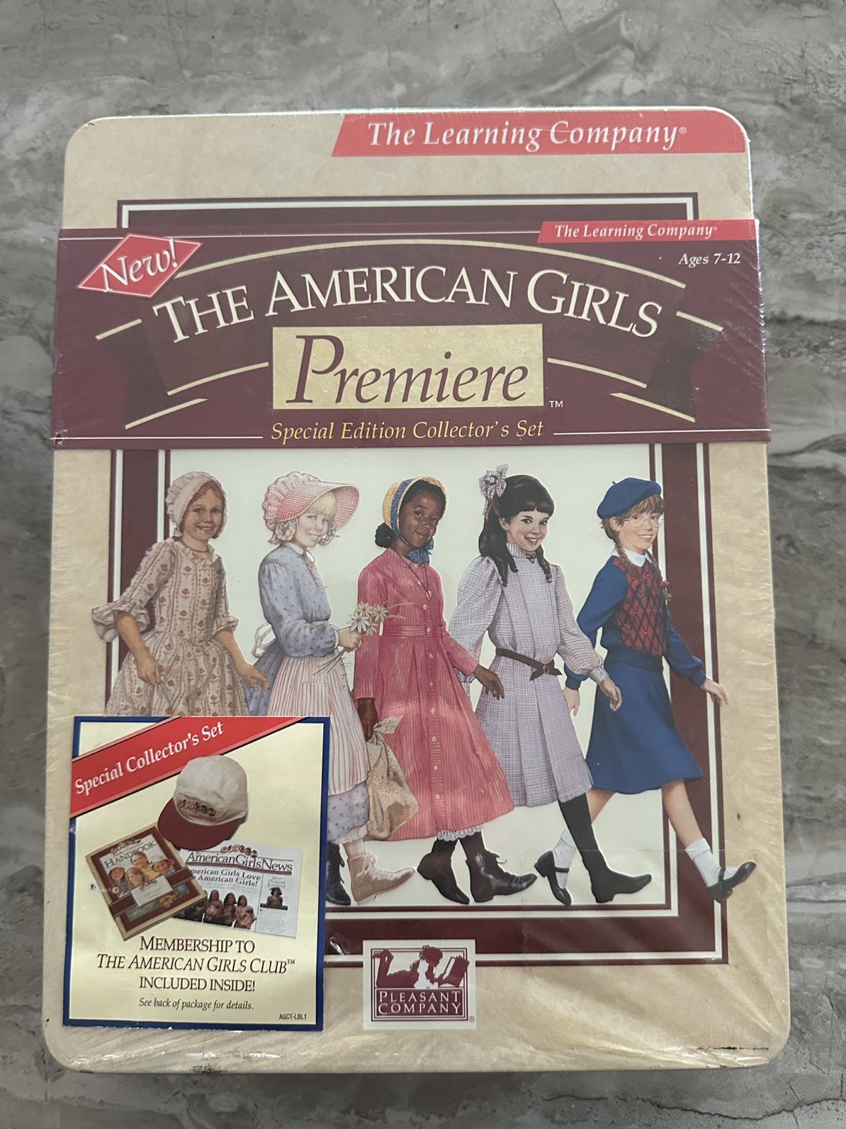 The Learning Company American Girls Premiere Collector’s Set Tin 1997 New Sealed