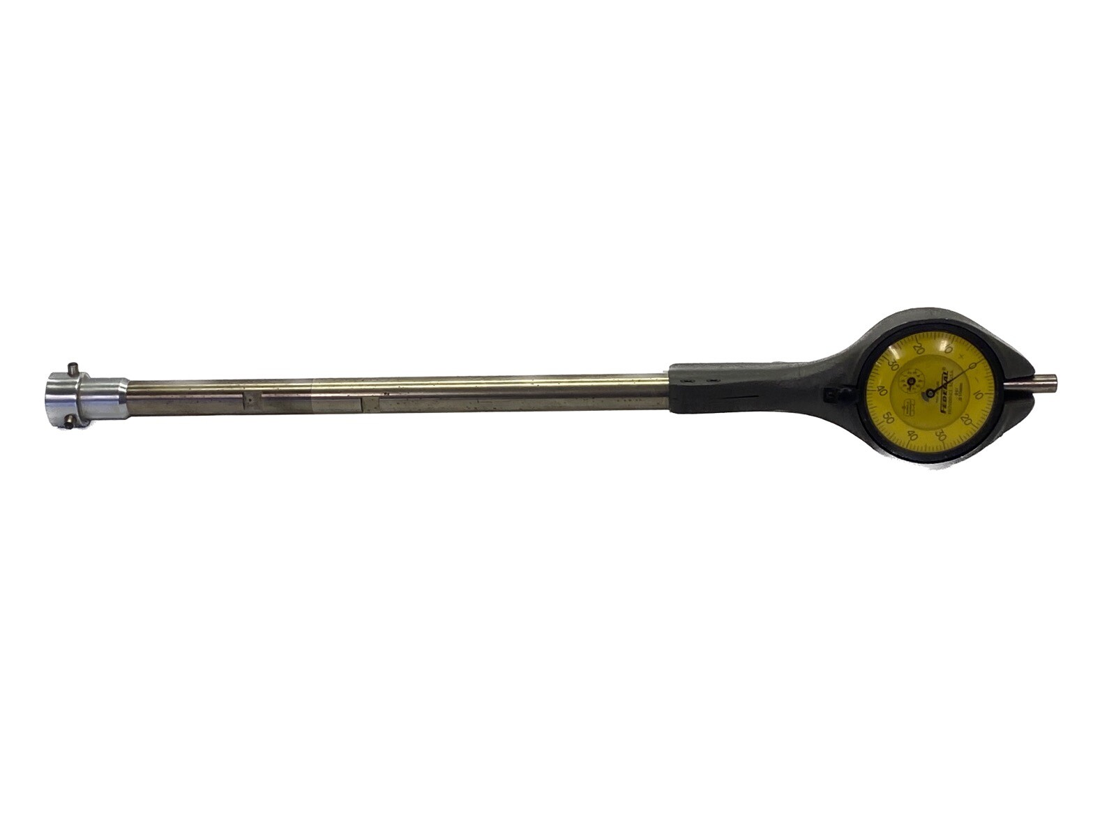 USED VINTAGE Fedaral 12” Length Pistol Grip Dial Deep Bore Gauge 1243P-21M 1243P