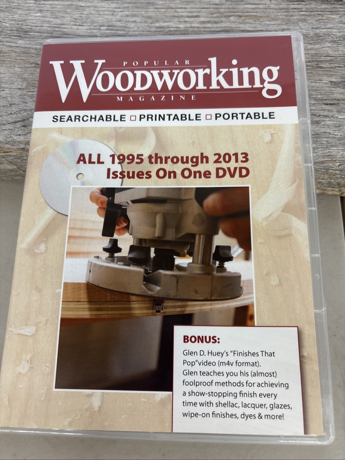 Popular Woodworking Magazine All 1995 Through 2013 Issues  (19 Years) on one DVD