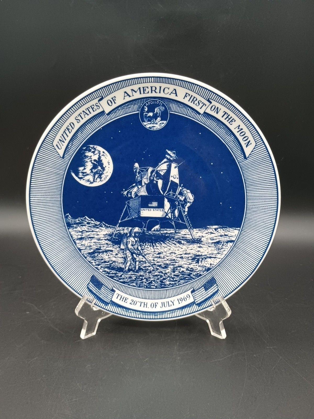 Lund & Clausen USA First On Moon 1969 Astronauts Apollo 11
