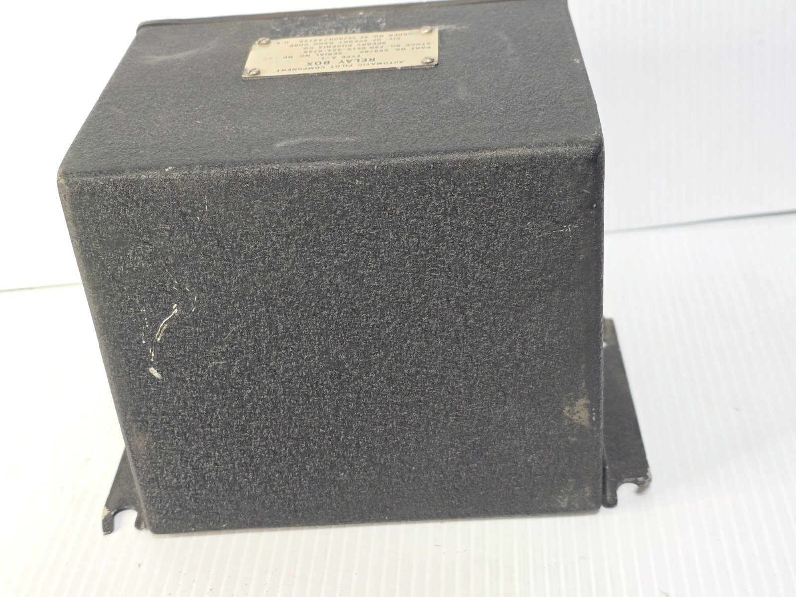 Sperry AUTHOMATIC PILOT Component RELAY BOX Type A-1, 669780 As Removed Untested