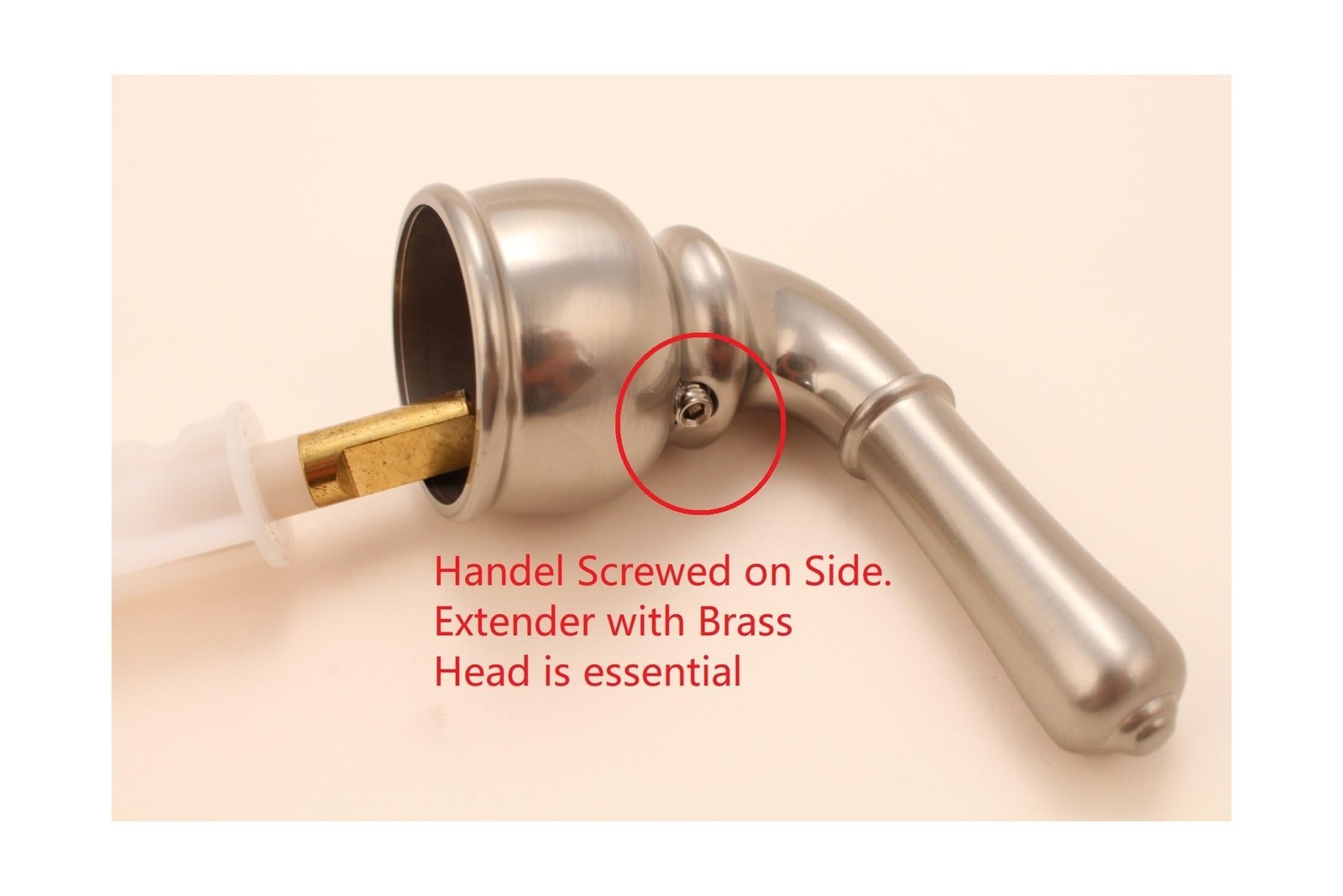Generic Delta Shower Stem Extension Extender Brass Tip