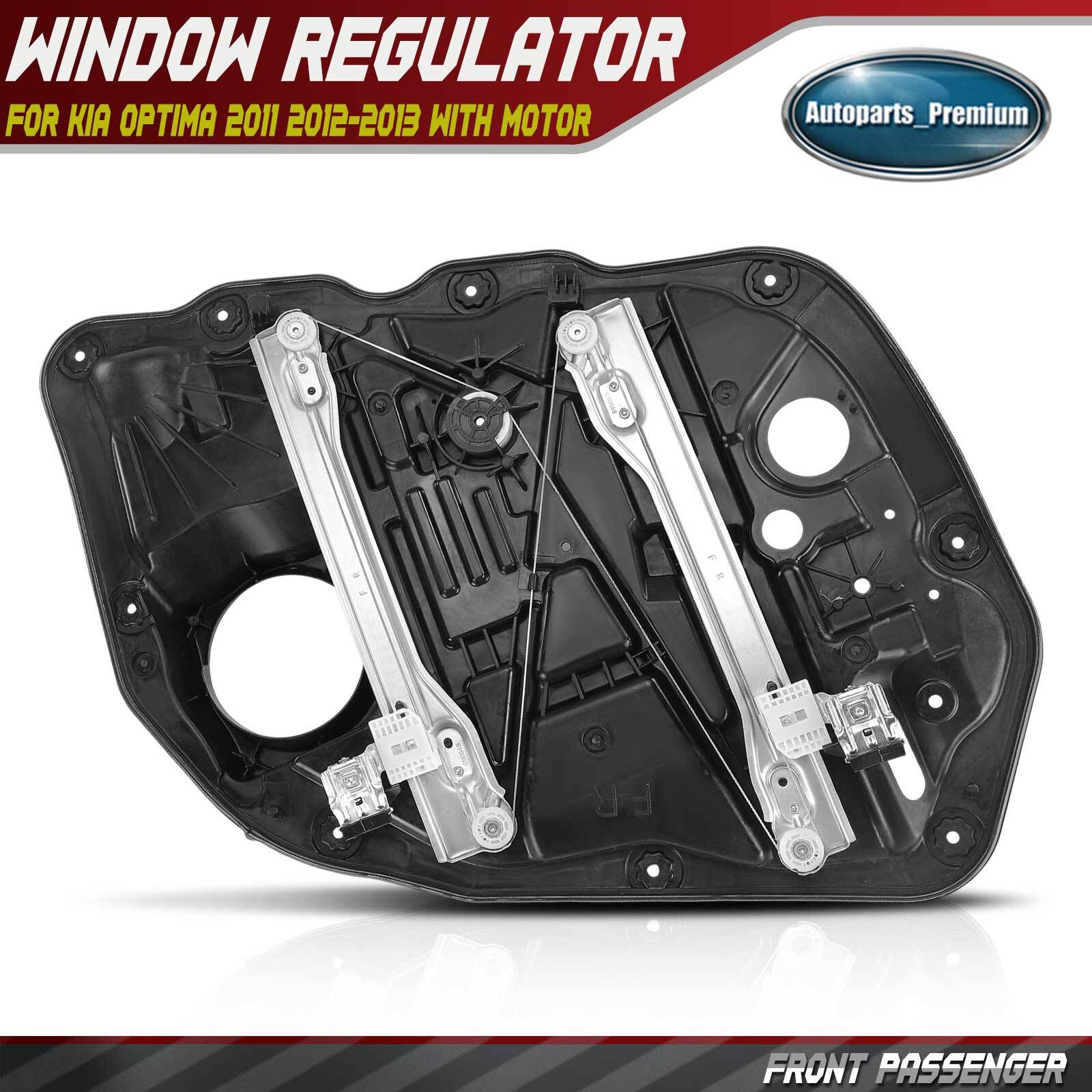 Front Passenger Power Window Regulator w/ Motor & Panel for Kia Optima 2011-2013