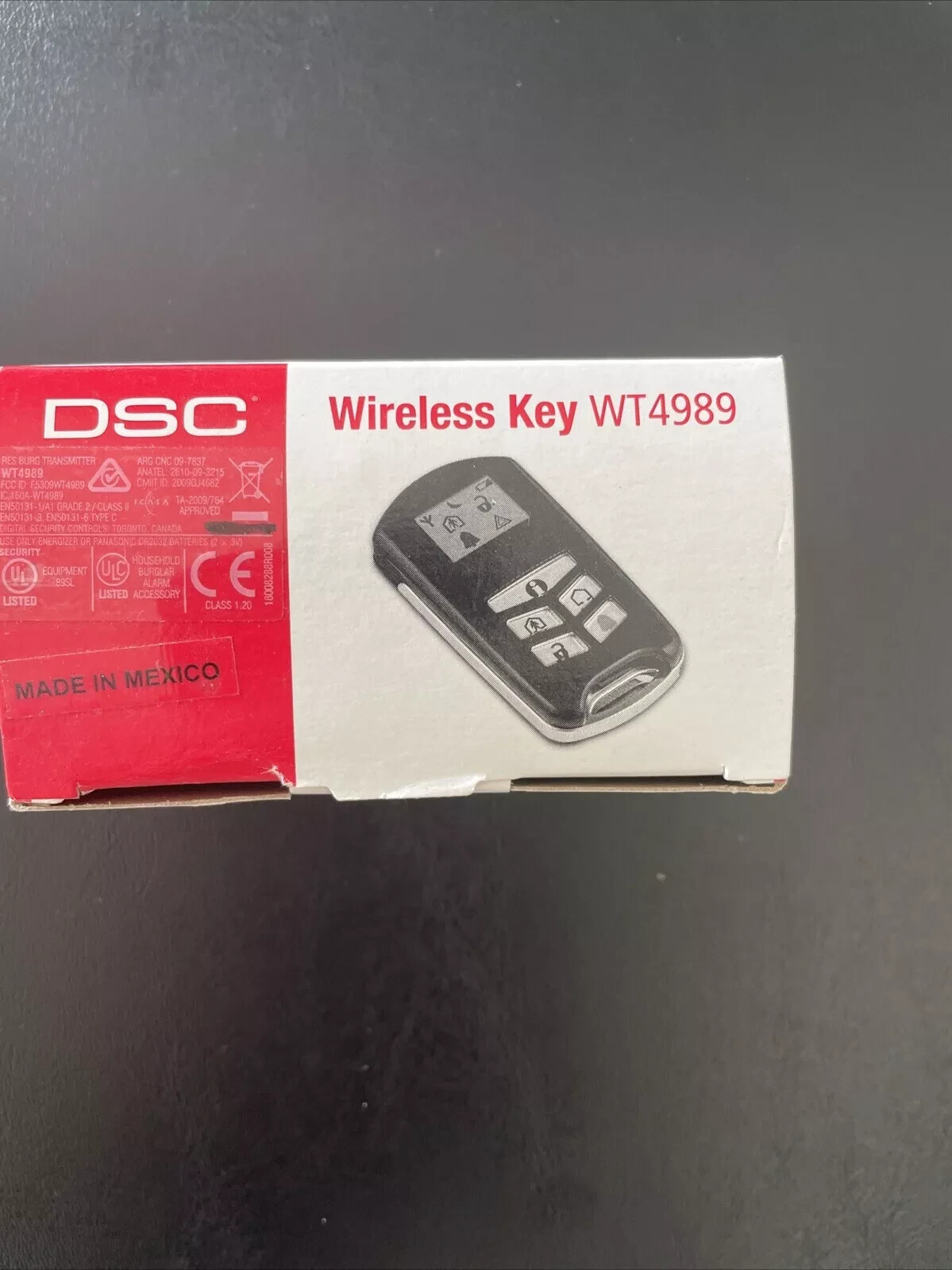 Brande New "2" DSC WT4989 Way Wireless Keyfob (for Alexor Control Panel)