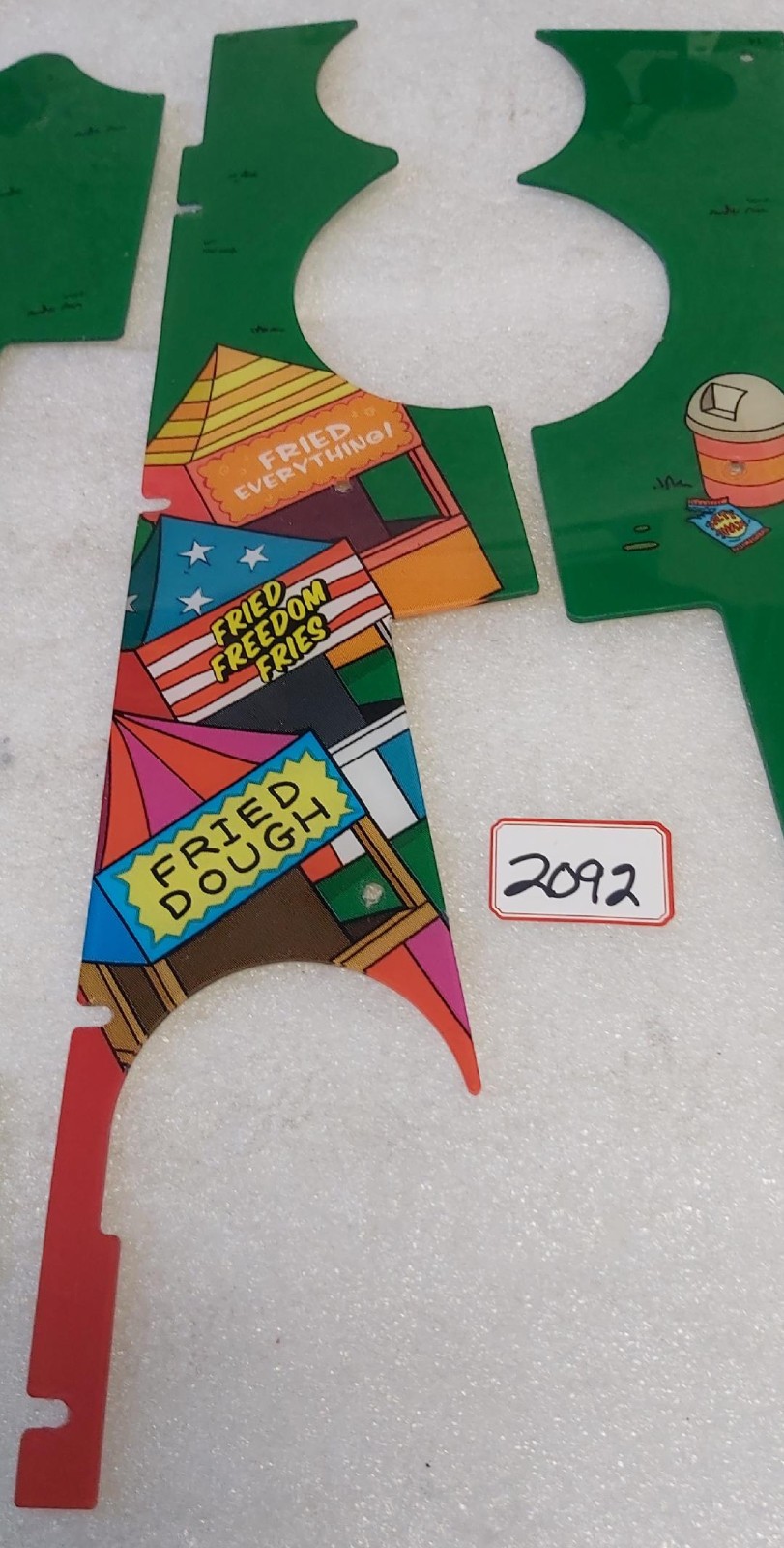 STERN SIMPSONS KOOKY CARNIVAL Redemption Game MISC PLASTIC Lot (2092)