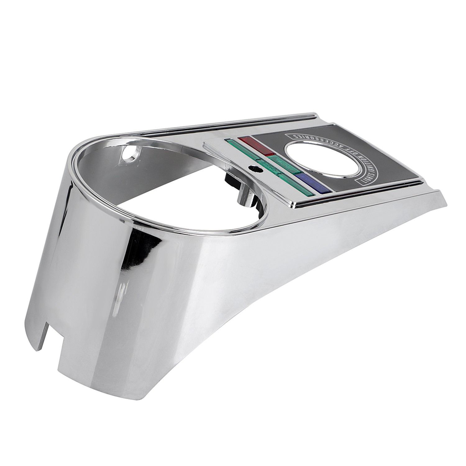 Chrome Dash Speedometer Panel For Harley Electra Glide FLHT Softail FXST FXSTC