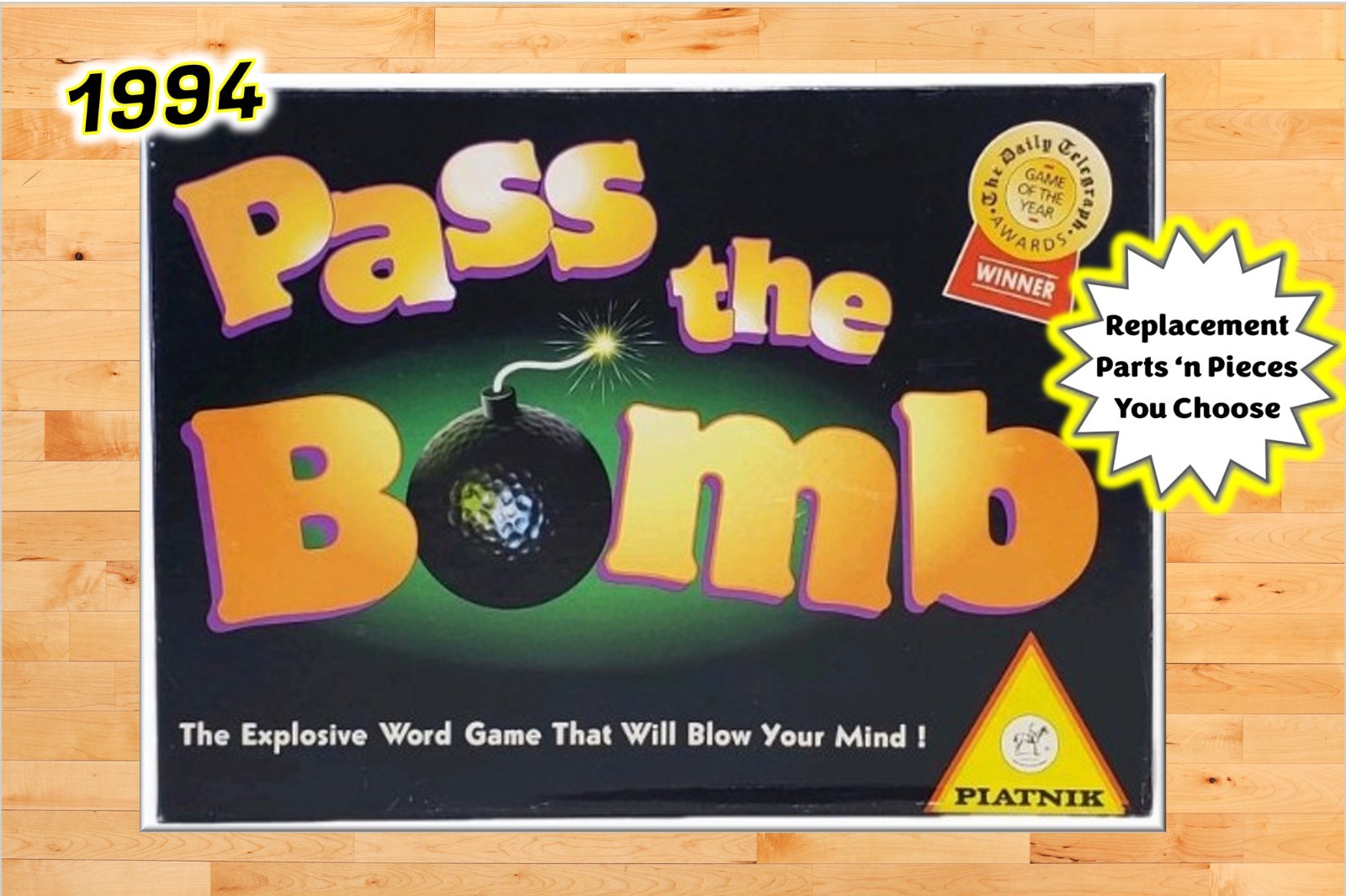 1994 Piatnik Pass the Bomb Word Game Replacement Parts/Pieces ~ YOU CHOOSE!