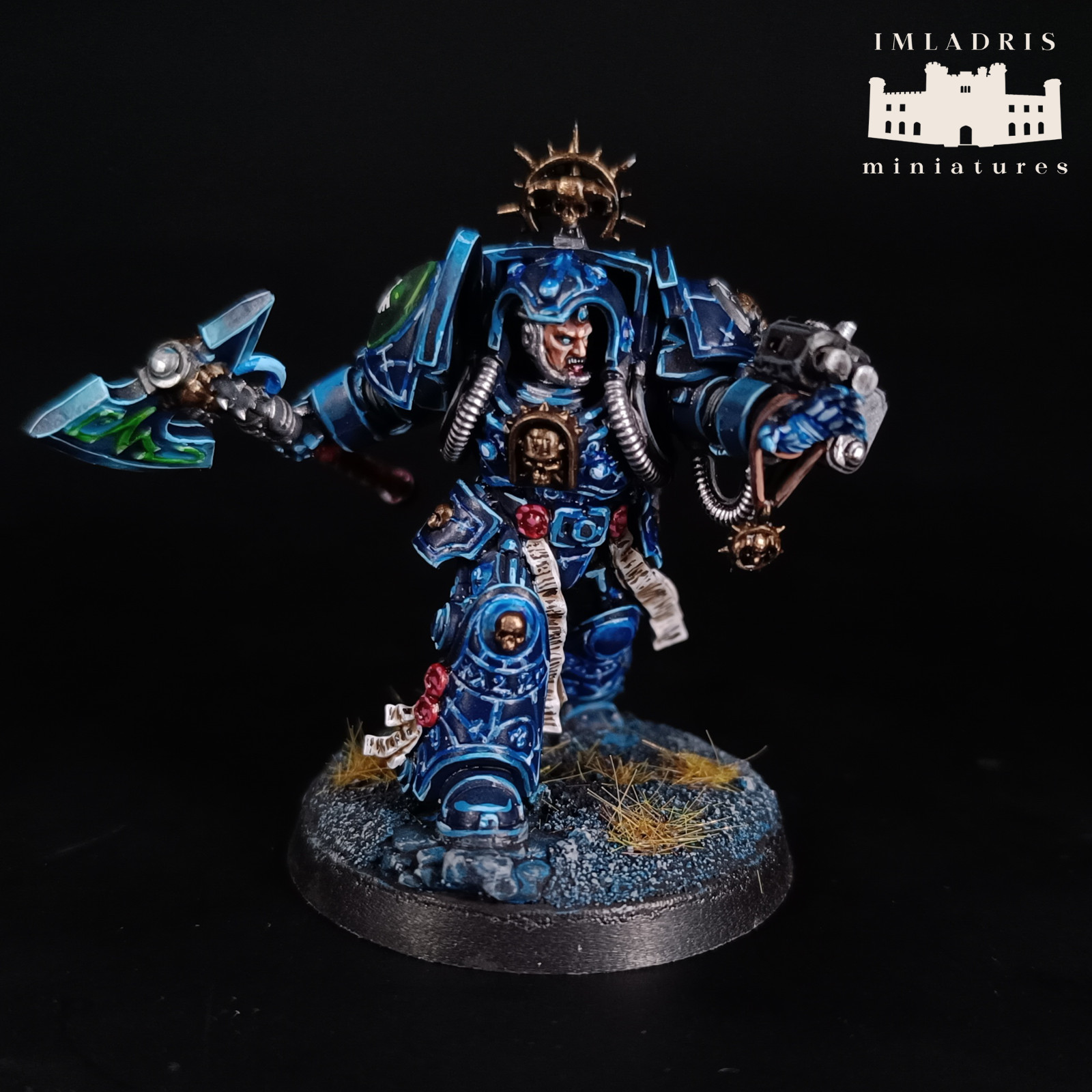 Librarian in terminator armour | Dark Angels | Warhammer 40k | painted