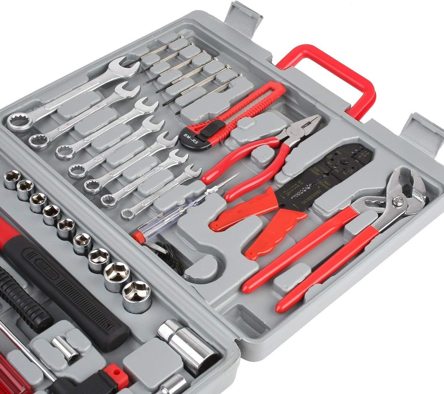 555 PCS Tool kit, Household Tool kit Hand Tool Kit w/Plastic Toolbox Storage Box