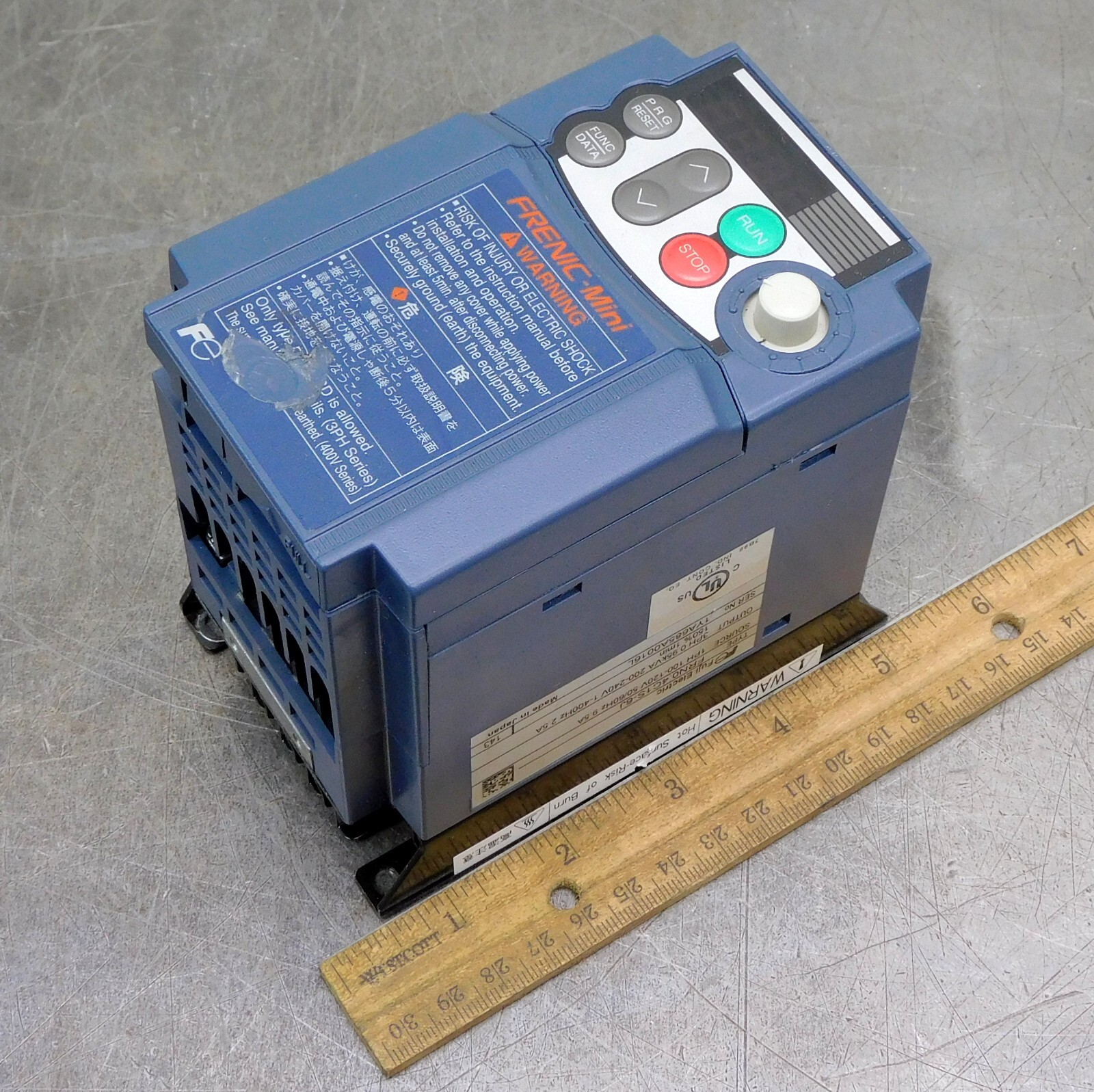 Fuji Electric FRN0.4C1S-6J Compact Inverter Drive 120/240V  Frenic Mini
