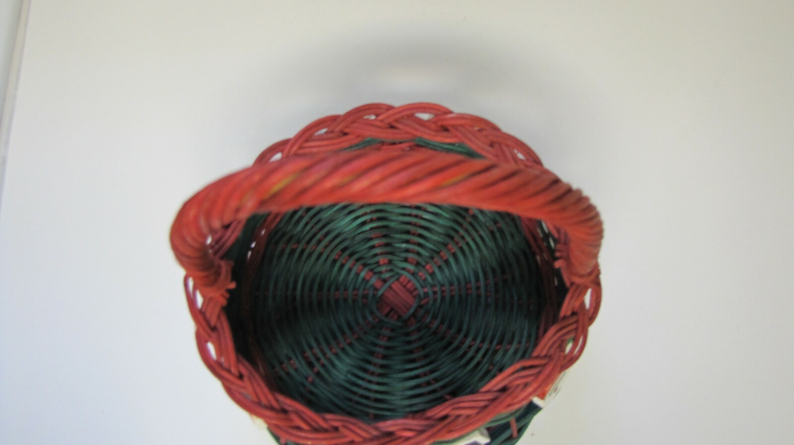 Christmas Baskets Woven Wicker 11" Tall