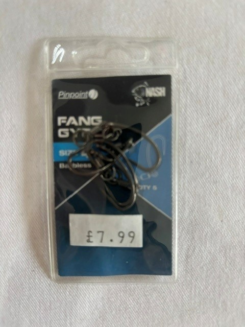 Nash Fang Gyro Barbless Hooks Size 4 N48
