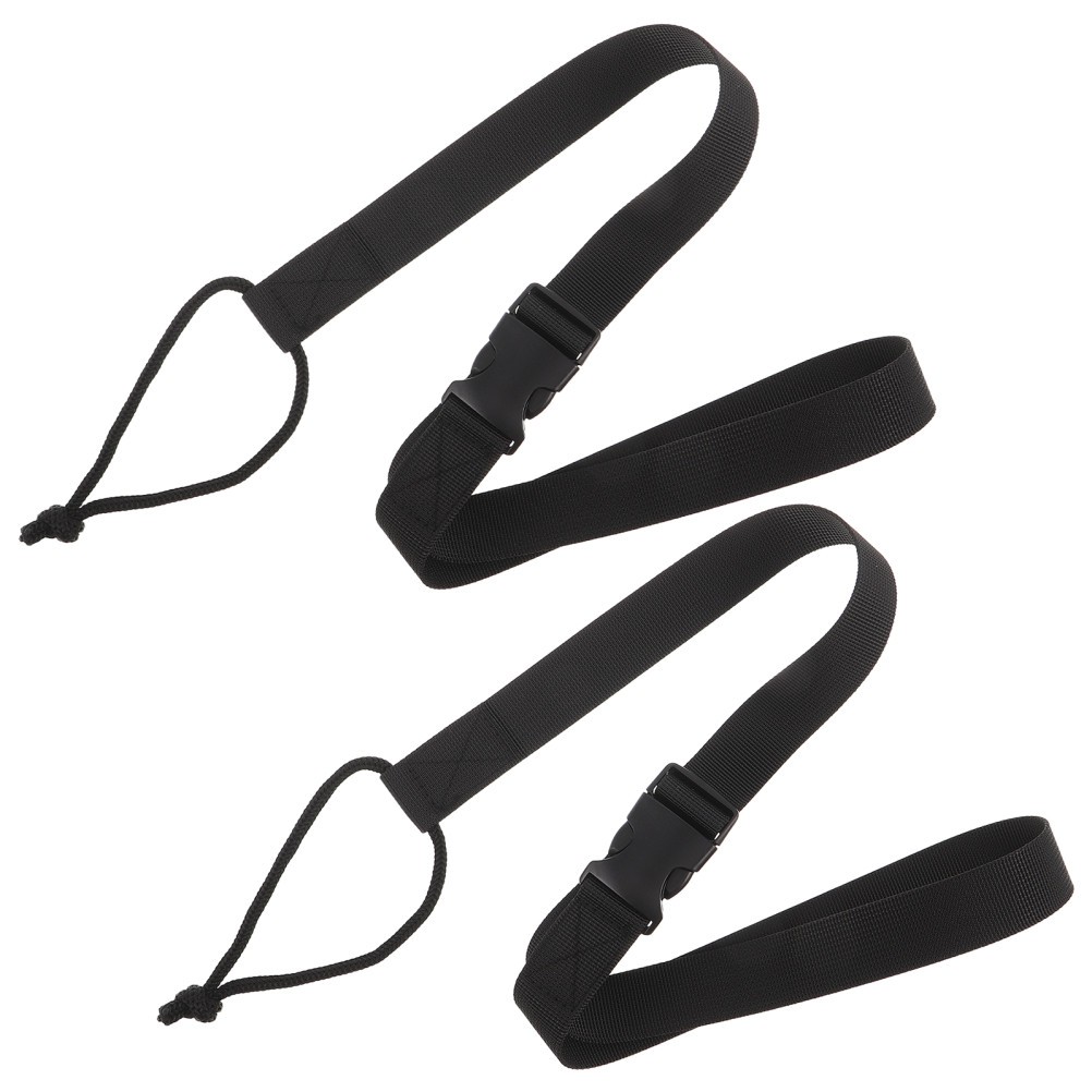 2 Pcs Snowboard Leash Binding Straps Accessories Replacement Ski Rope