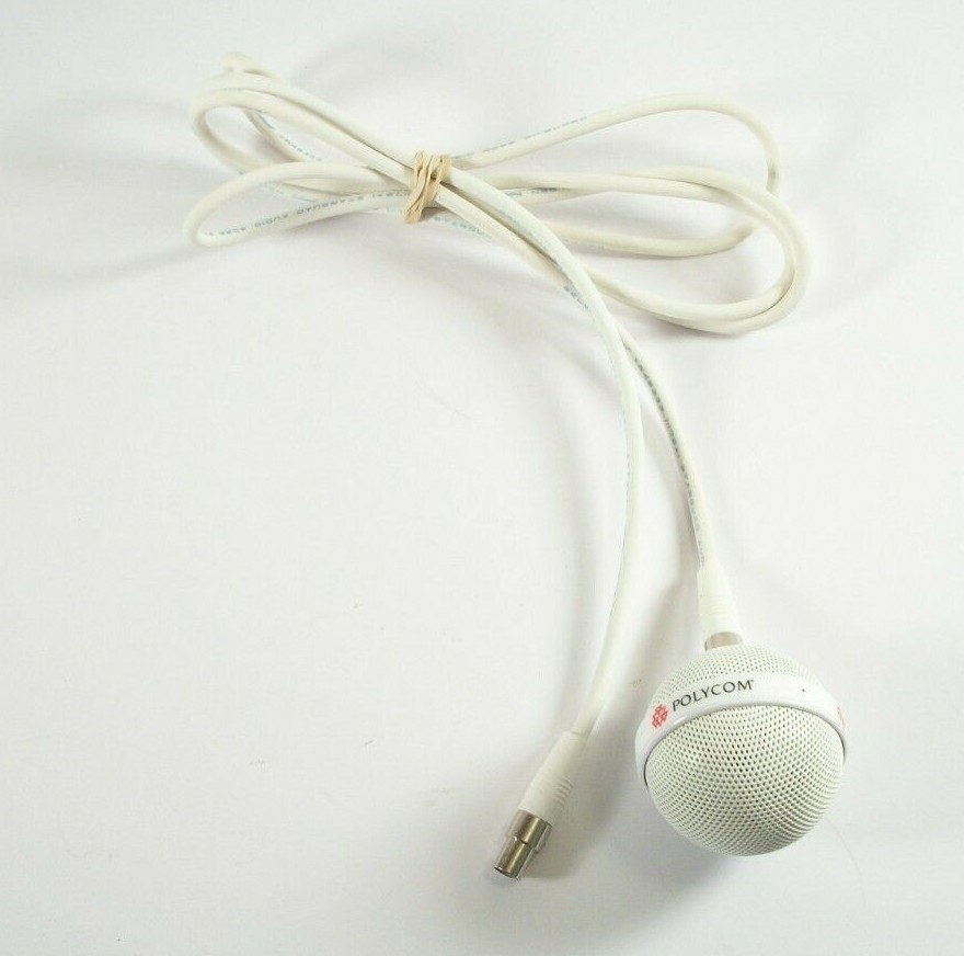 Lot of 3 Polycom 2215-85360-001 IP Ceiling Microphone White