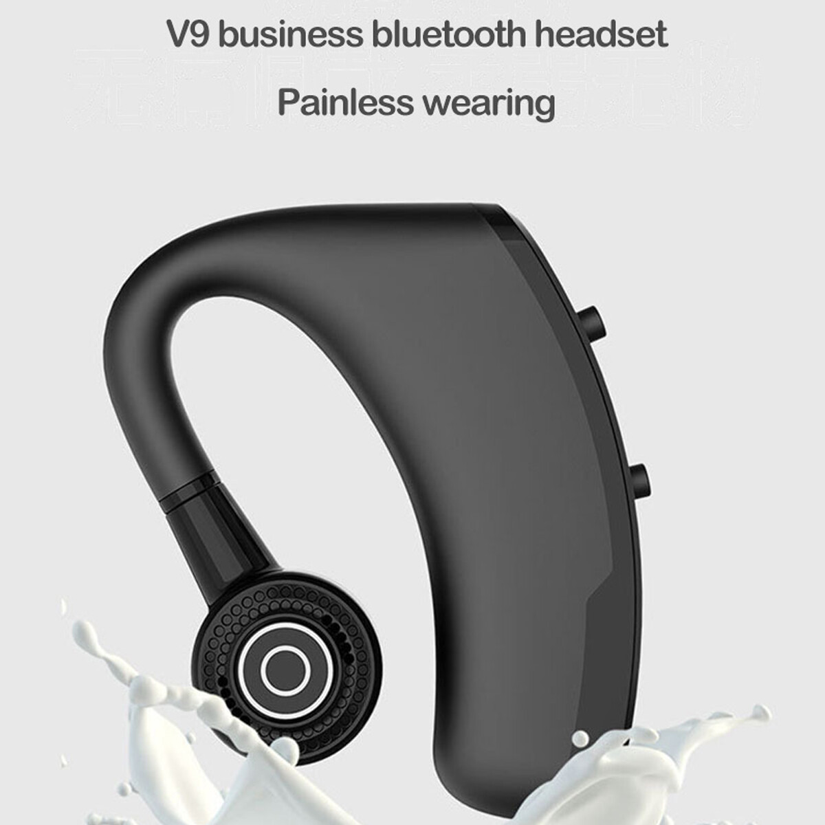 Bluetooth 5.2 Headset Wireless Earbuds Earphones Stereo Headphones Ear Hook Mic