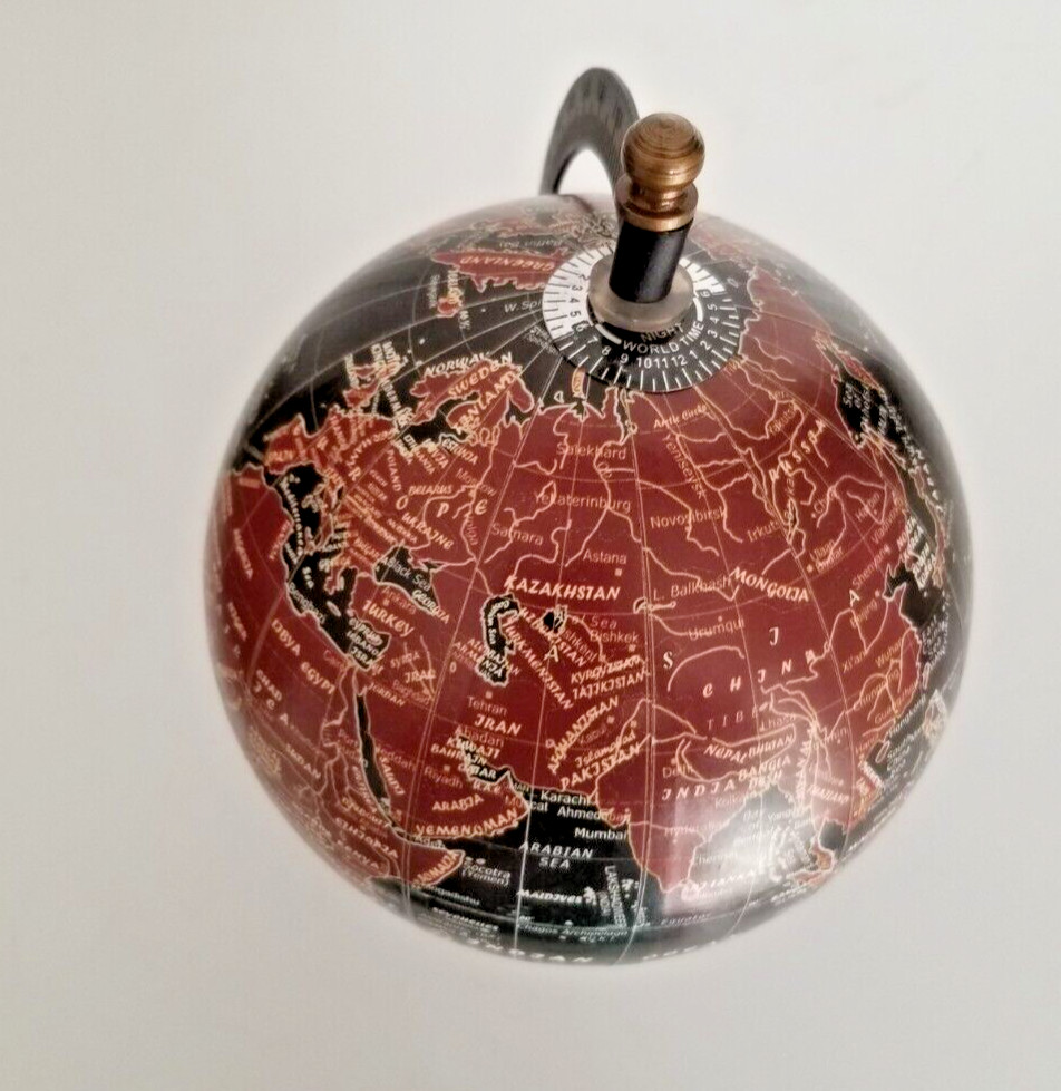 Tabletop Globe Black Decorative Desk Decor Tabletop Display 8 Inch