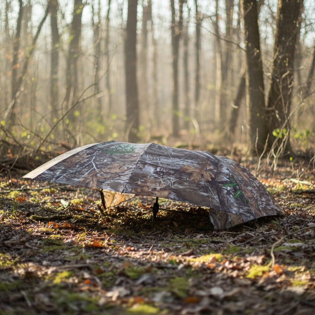 Realtree Edge Camouflage Umbrella - 57" Instant Roof for Premier Hunter Cover
