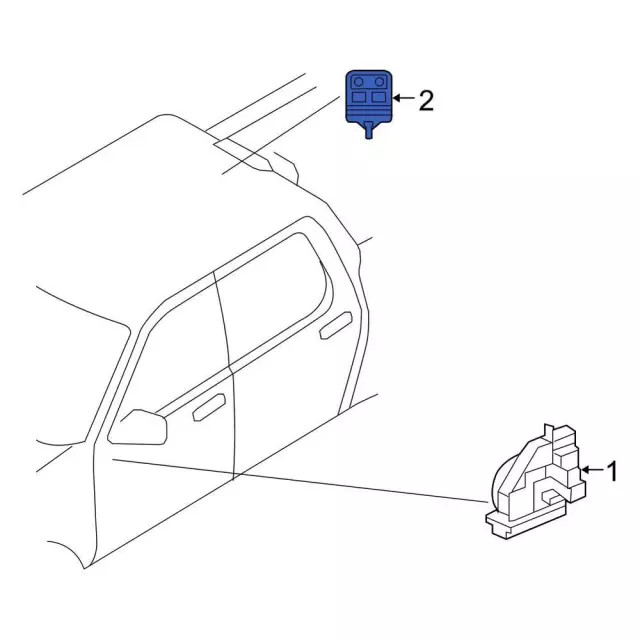 Genuine Ford Keyless Entry Transmitter 8L3Z-15K601-B
