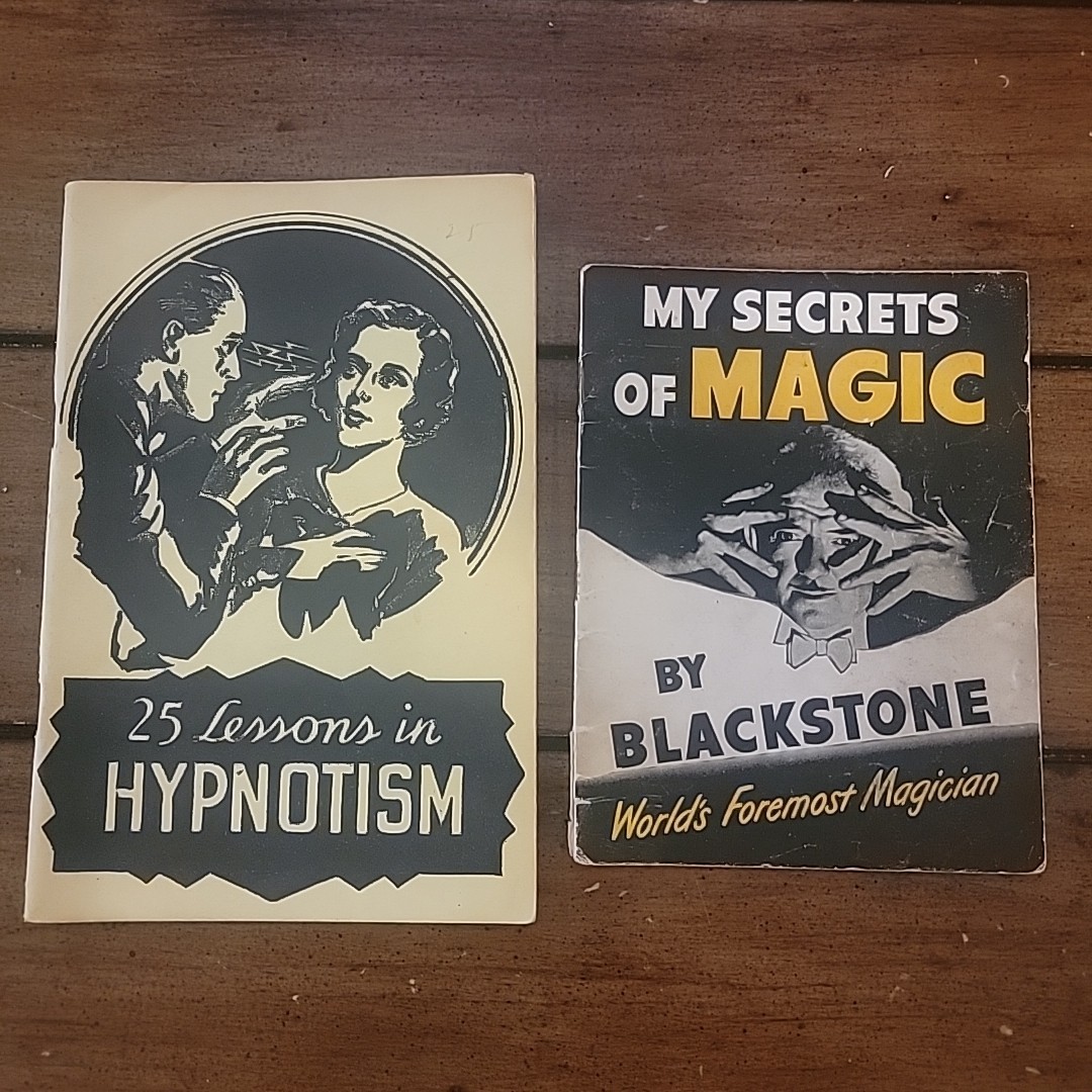 My Secrets Of Magic Book By Blackstone & 25 Lessons in Hypnotism