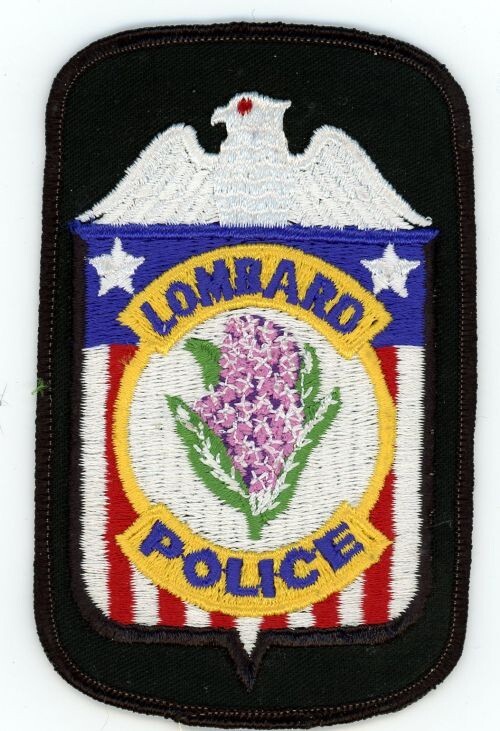 ILLINOIS IL LOMBARD POLICE NICE SHOULDER PATCH SHERIFF