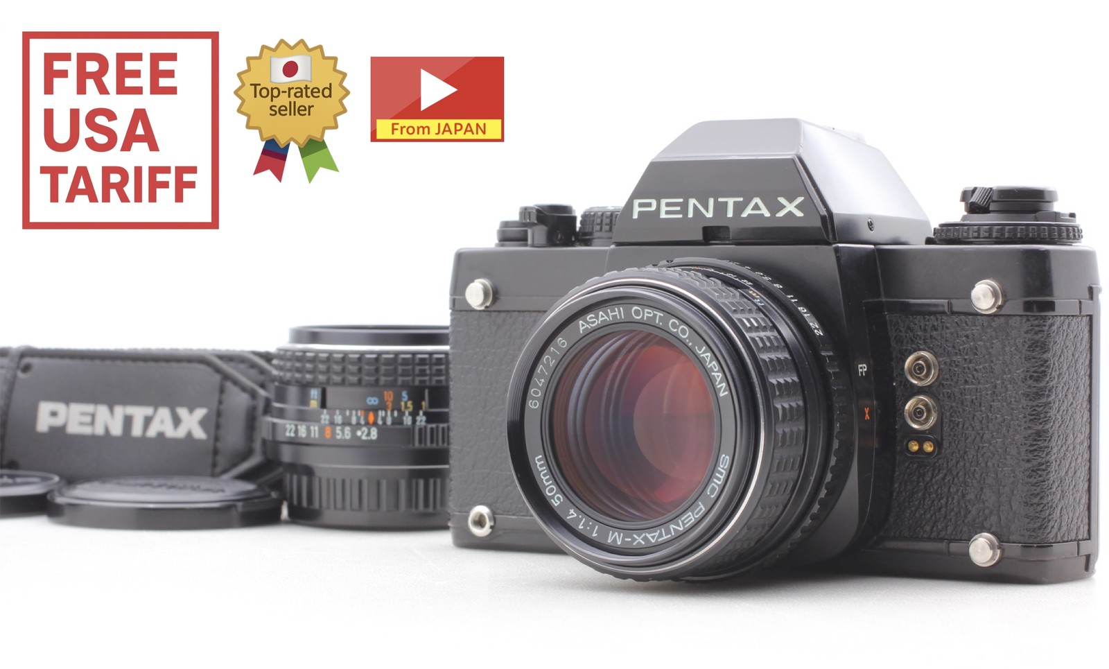 Late / 2 Lens [MINT] Pentax LX 35mm Film Camera M 50mm f1.4 28mm f2.8 From JAPAN