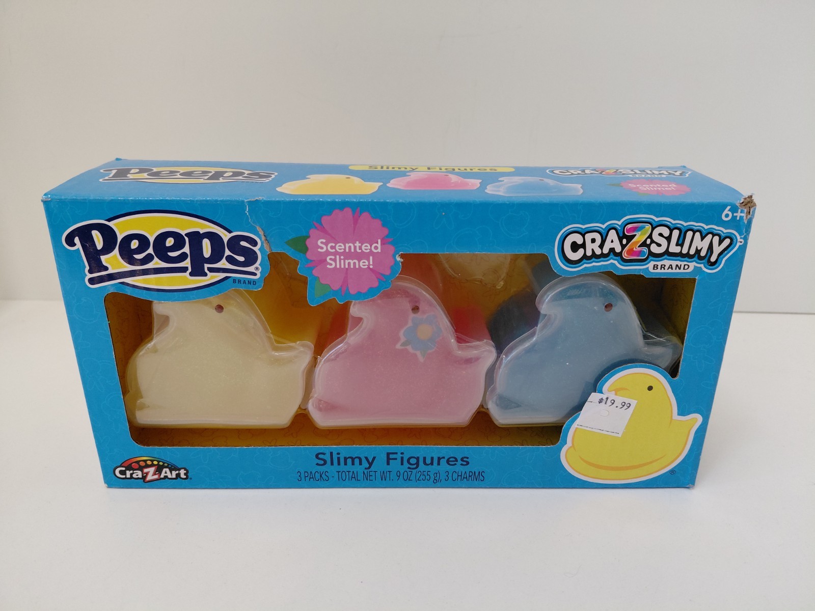 Peeps Slimy Figures Scented Slime CraZArt Ages 6+ Pack of 3 NEW
