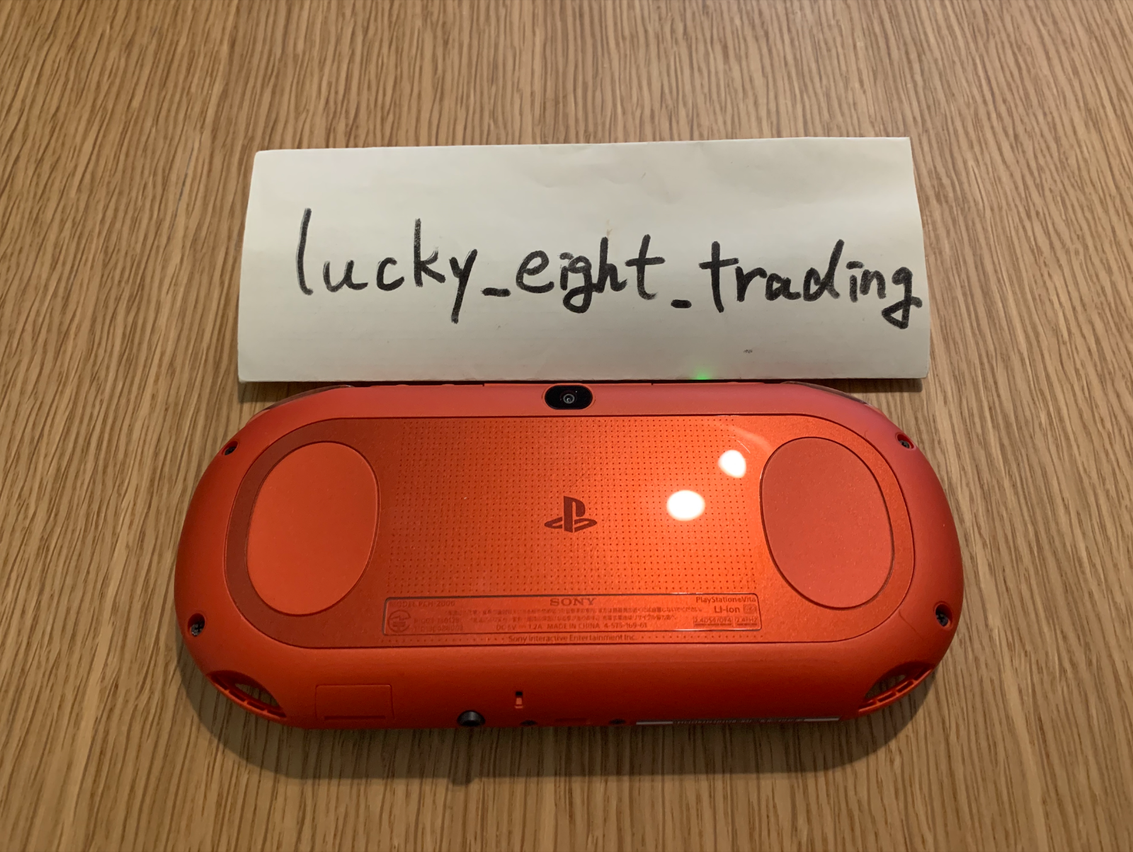 PS Vita Metallic Red PCH 2000 ZA26 Console Charger PSV Slim [CC]