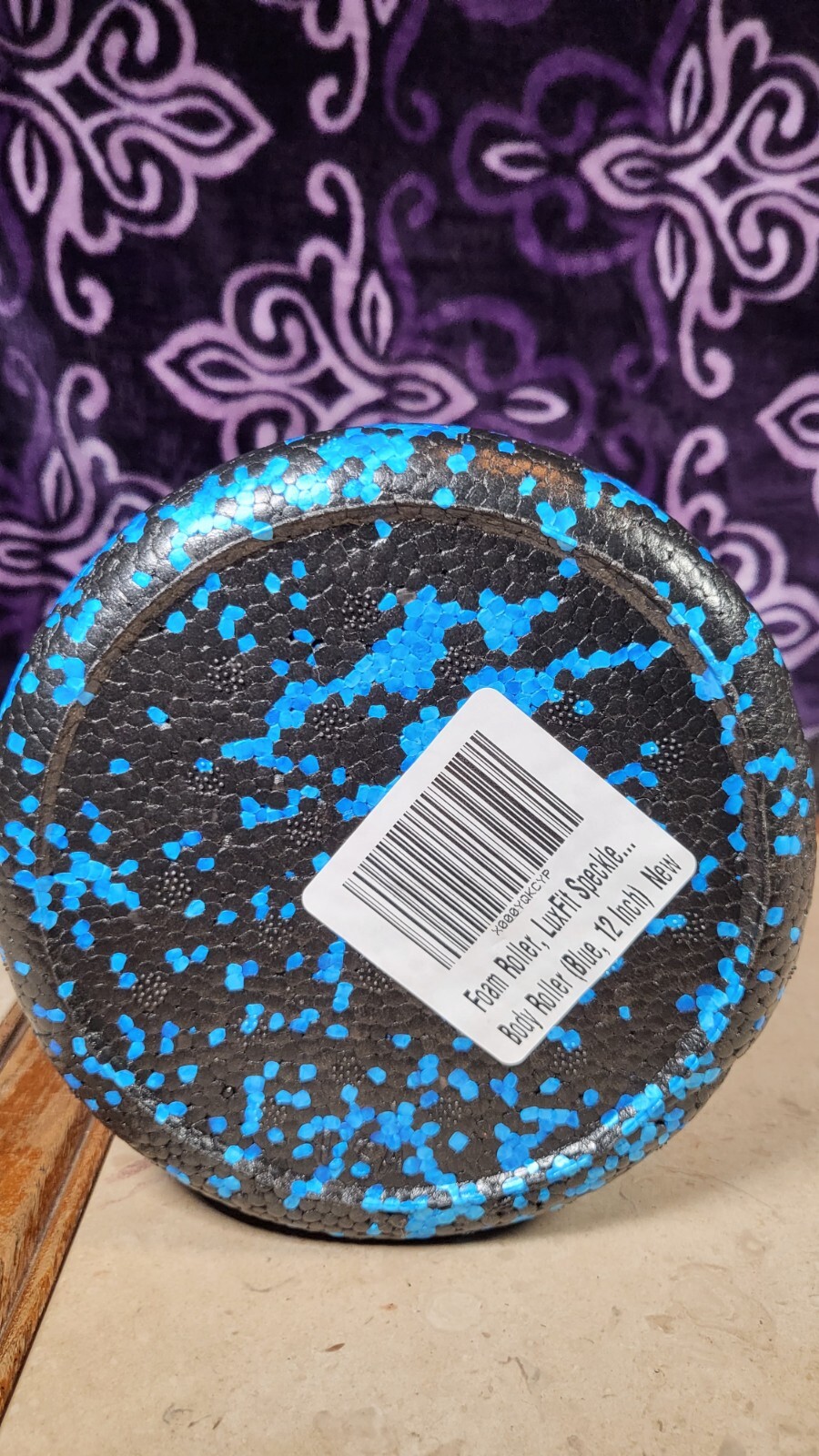 Blue - 12inch - Foam Roller - Luxfit Speckled - Body Roller