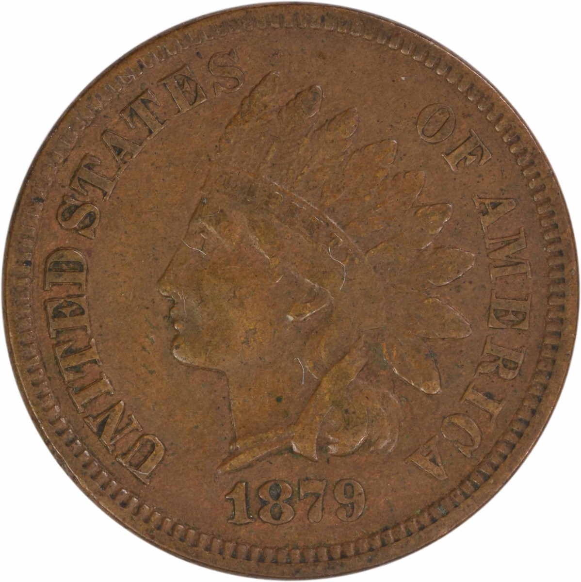 1879 Indian Cent EF Uncertified #216
