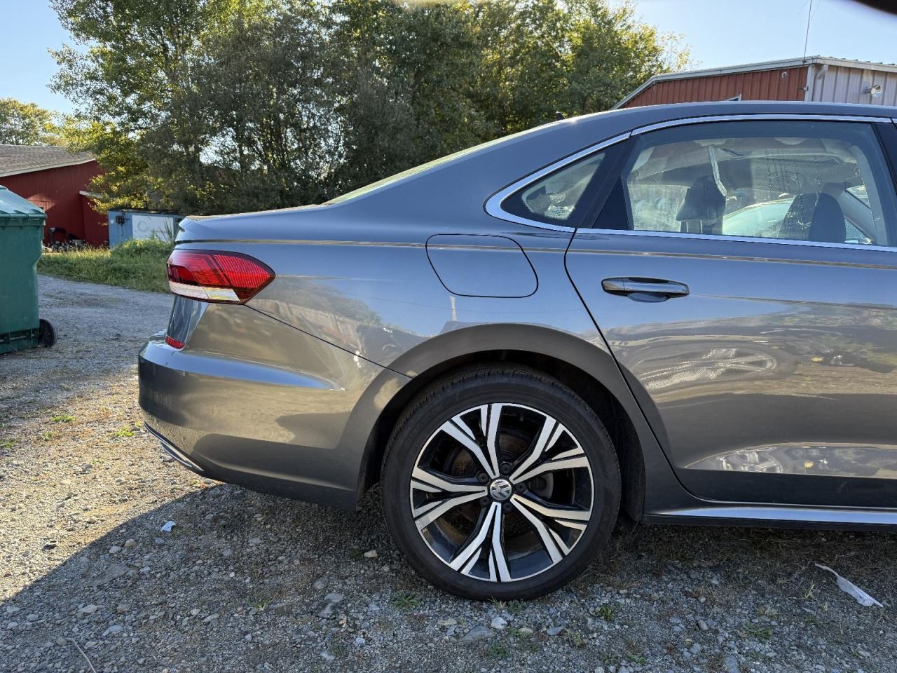 2020-2022 Volkswagen Passat Right Passenger Side Quarter Panel Gray