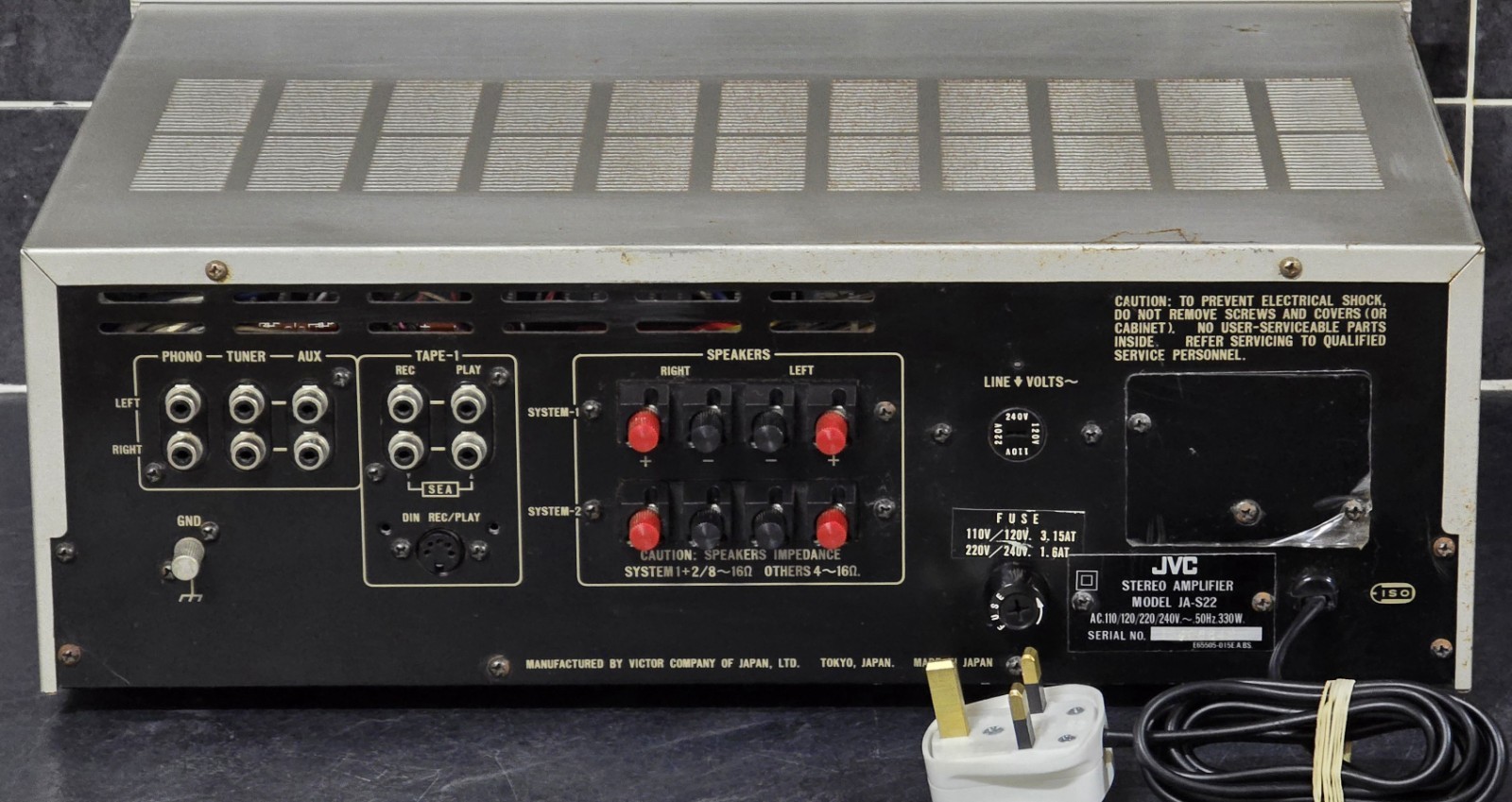 Rare JVC JA-S22 Stereo Amplifier,Working