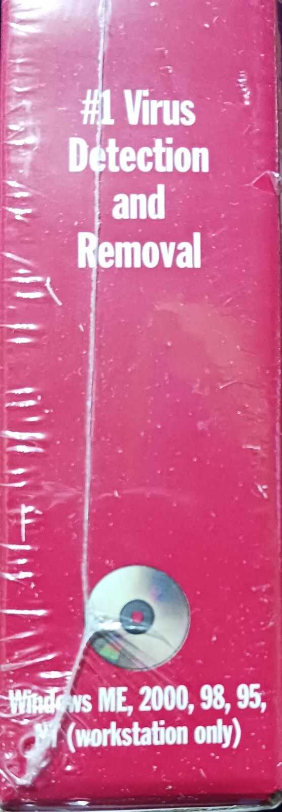 McAfee Virus Scan Software SEALED IN BOX for Win ME, 2000, 98, 95, NT