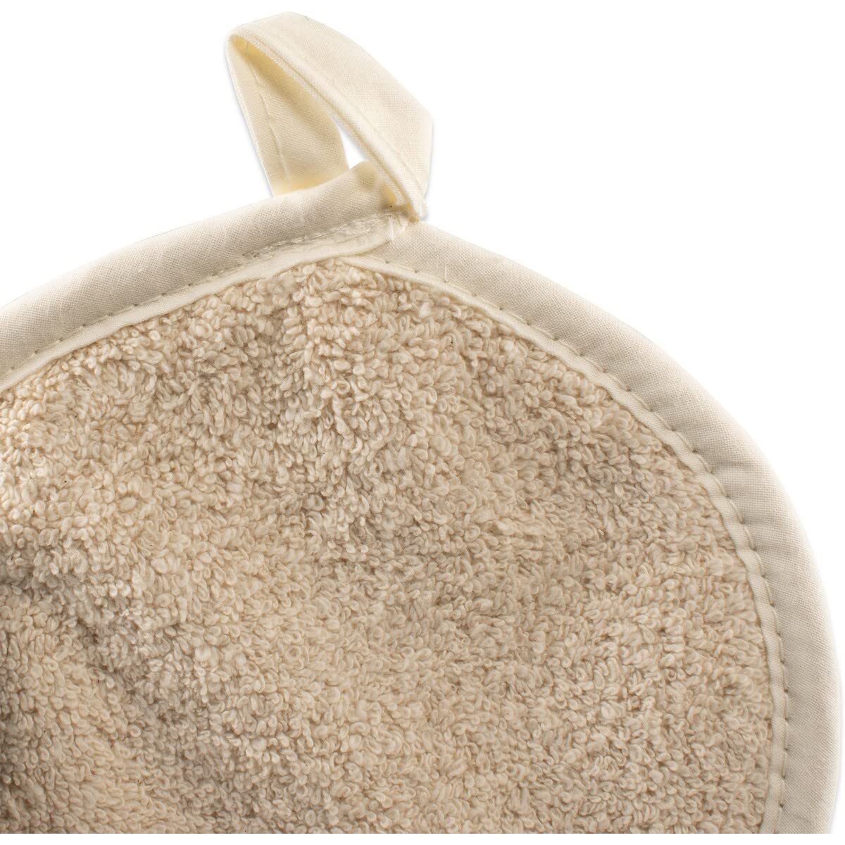 San Jamar 813RPH Terry Cloth Pot Holder - 8" Round