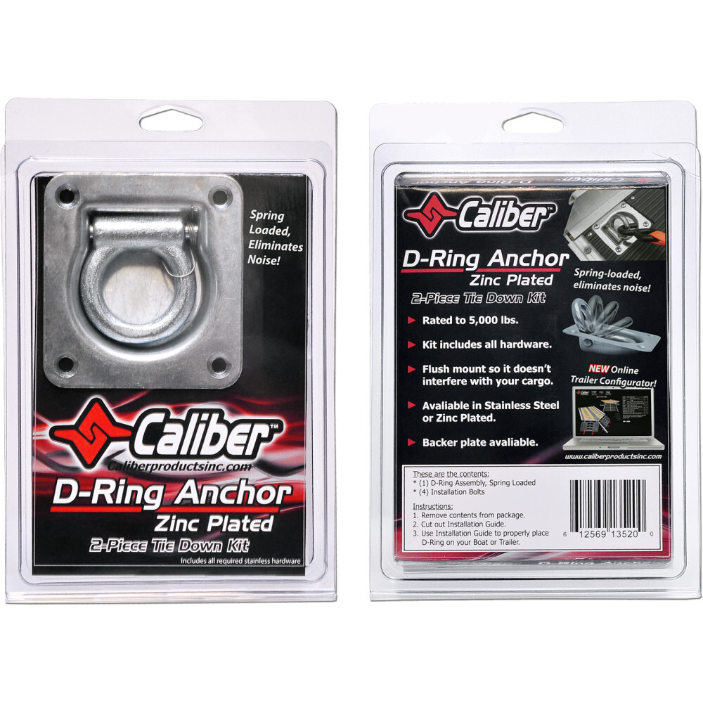 Caliber D-Ring - Zinc/Steel | 13520