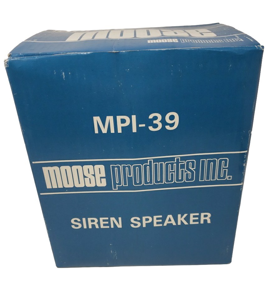 MPI-39 Moose Products Inc. Siren Speaker, 30 Watts
