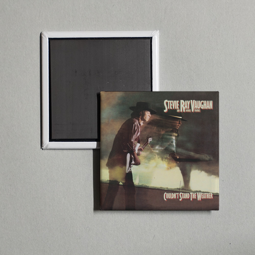 Stevie Ray Vaughan - Couldn't Stand The Weather Album Cover Locker Fridge Magnet