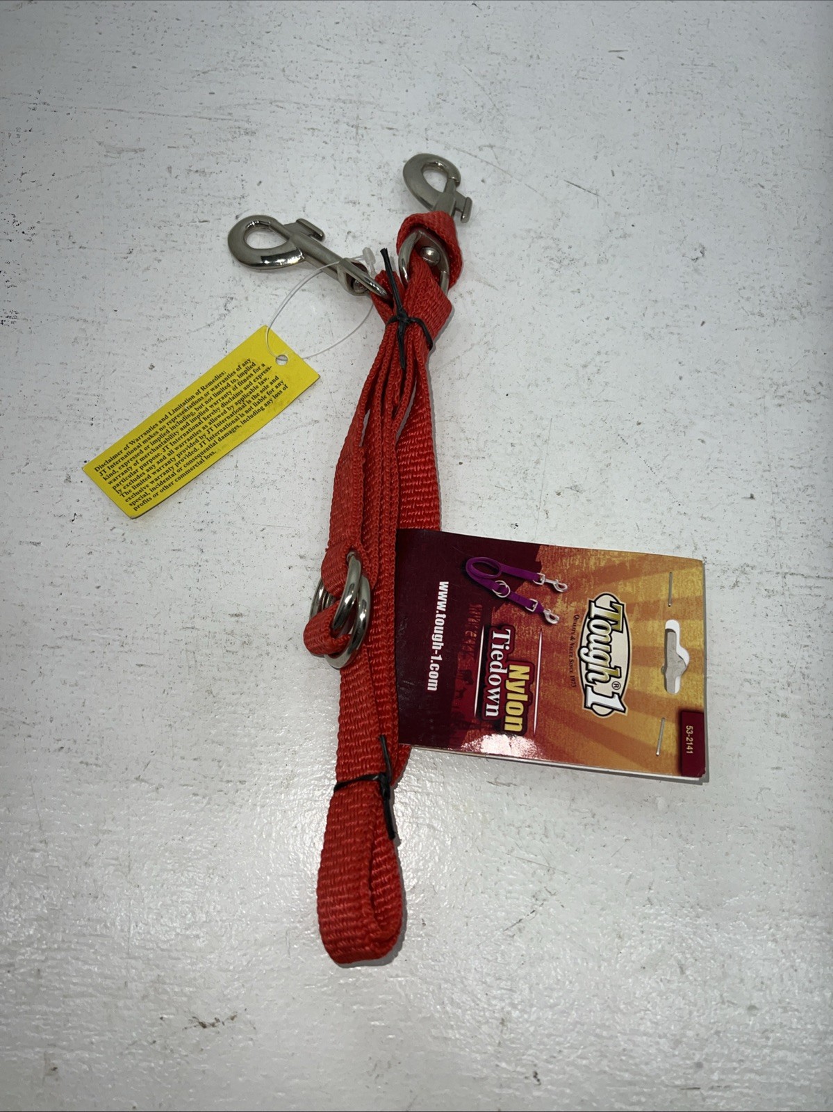 New Red Tough 1 Nylon Tie down Strap #53-2141 HH-54