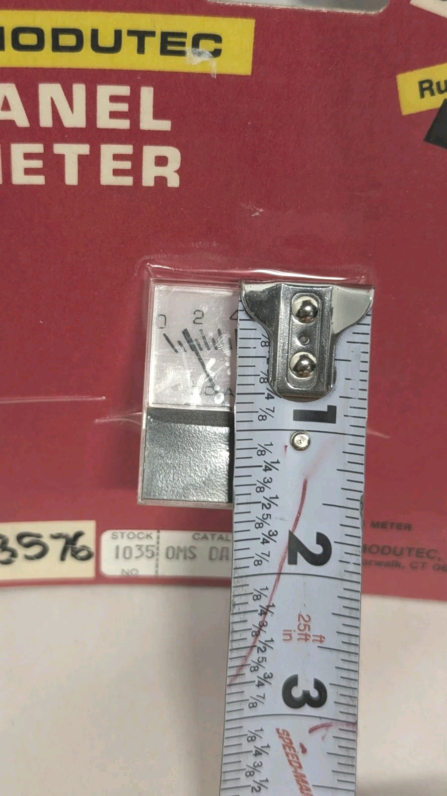 Modutec Panel Meter, DC Amperes, OMS DAA 010