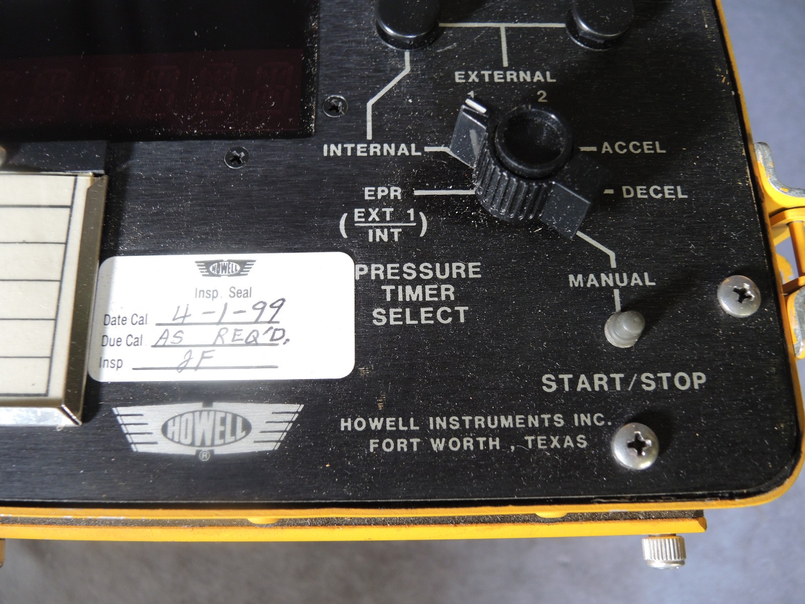 Avionics Howell H337NP-901 Engine Test Set Analyzer G-159 Lear-25 DH-6 Equipment