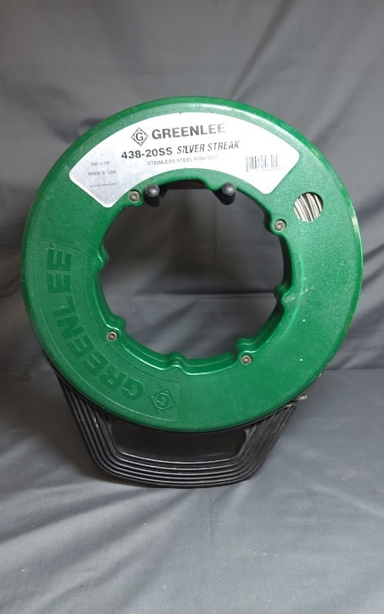 Greenline 438-20ss Silver Streak Stainless Steel Fish Tape