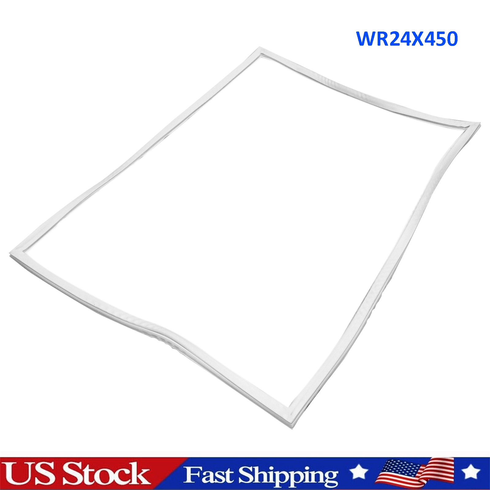WR24X450 for GE Refrigerator Fresh Food Door Gasket White AP2067923 PS296973