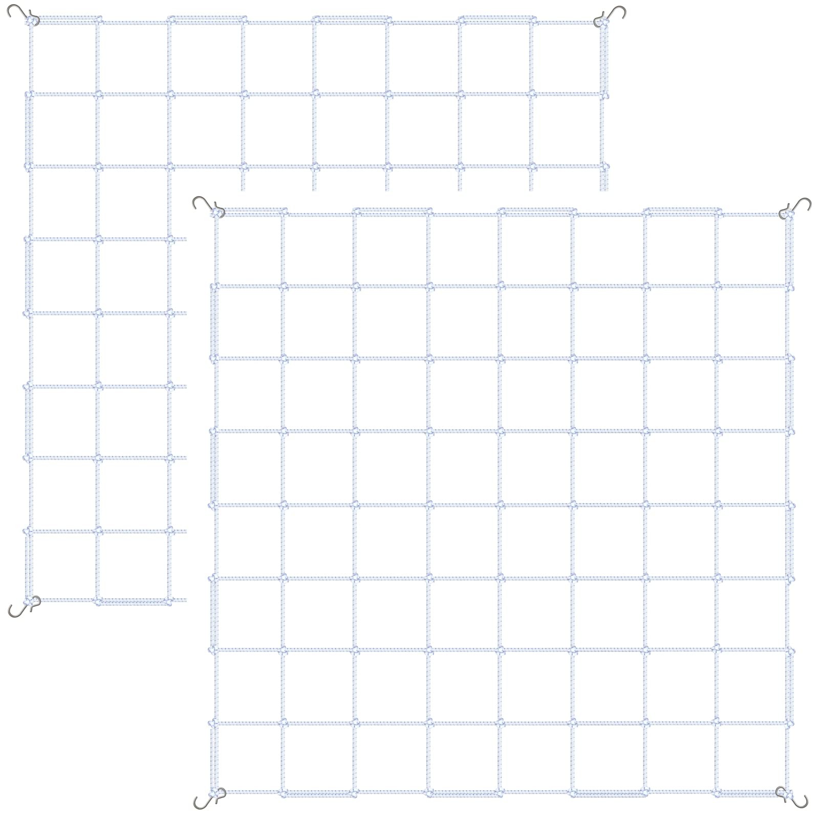 iPower 4' x Trellis Netting for 5'x5' (59"x59"), White, 2-pack