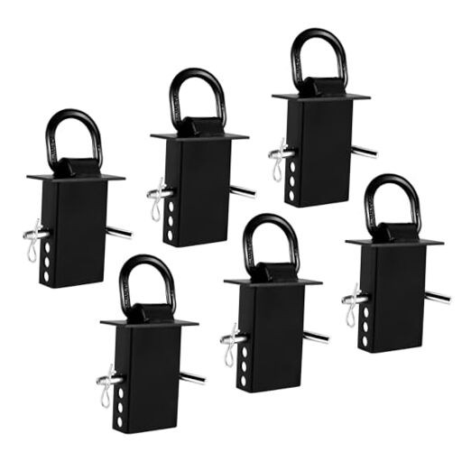 Stake Pocket D Ring Tie Down Trailer Stake Pocket Accessories Heavy Duty Black